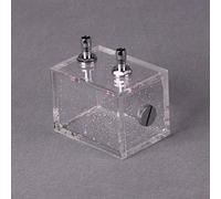 HEEPDD Réservoir de Carburant pour Moteur, Réservoir de Refroidissement par Eau de 200 Ml, en Plastique, Conception Transparente et étanche pour Systèmes de Refroidissement Liquide PC, 158 G,