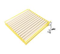 HEEPDD Retourneur d'œufs, Plateau d'incubateur 'œufs en Plastique Entièrement Automatique avec 13 Rouleaux pour de Poulet, de Canard et de Caille 16,9 X 16,7 Pouces, Idéal pour Les Couvoirs à la