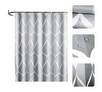 HEEPDD Rideau de Douche Imperméable, Rideau de Bain à Séchage Rapide et Antiadhésif, Idéal pour Les Salles de Bains et Les Douches de Imperméable, Tissu Polyester, Salle de (180 cm * 180 cm)