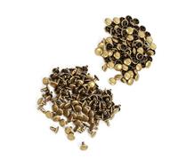 HEEPDD Rivets à Pointes Artisanales en Métal et Cuir, pour Sacs, Chaussures, Chapeaux, Manteaux, Nan (Bronze)
