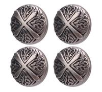 HEEPDD Rivets de Fixation des Rivets en Cuir, 10 Sets et Vis 30 Mm Boutons Ronds 7 Mm Vis Croisées pour les Ceintures à Col en Cuir Fabriquées à Partir d'alliage de Zinc et Conçue pour Sécuriser