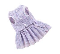 HEEPDD Robe pour Animal de Compagnie pour Bouledogue Français, Design, Matière Respirante, Tenue élégante pour Bichon Teddy Poméranien au Printemps et à l'été. Robe pour Animal de Compagnie pour (XL)