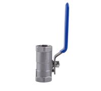 HEEPDD Robinet à Tournant Sphérique fileté de 1/2 Pouce, Acier Inoxydable 304, Contrôle des Fluides pour Vanne d'applications de Gaz, de Pétrole et d'eau