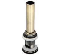 HEEPDD Robinet G1 1/4 en Laiton avec Trop-plein, Bouton Poussoir, Résistant à la Corrosion, pour Lavabo et Lavabo de Salle de Bain (Bronze)