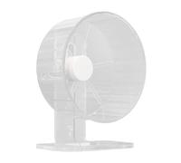 HEEPDD Roue de Hamster Robuste, Jouet en Acrylique Transparent avec Design Antidérapant, Roue de Course Idéale pour Animaux de Compagnie pour Hamsters (S)