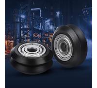 HEEPDD Roue de Poulie à Rainure en V, Ensemble de 20 Pièces en Matériau POM pour équipement de Manutention d'imprimantes CNC et 3D