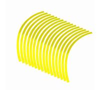 HEEPDD Roue de Roue Balance de Ruban Réfléchissant Réfléchissant Durable (Jaune Fluo)