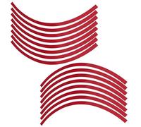 HEEPDD Roue de Roue Balance de Ruban Réfléchissant Réfléchissant Durable (Rouge)
