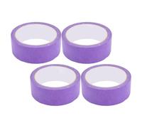HEEPDD Ruban de Masquage Violet 4 Pièces, le Ruban de Masquage s'enlève Facilement, de Peintre pour la Peinture et la Finition Automobile, 35 Mm/1,37 Pouces, 20 M/65,6 Pieds (PURPLE)