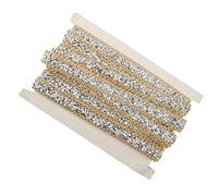 HEEPDD Ruban en de 5 Mm 15 Mm, Décoration de Ruban de Ruisseau Enveloppe en Argent en or pour les Arrangements Floraux de Fête de Mariage Accessoires de Vêtements