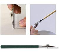 Ruling Pen, stylo ovale Ruling Pen Stylo Bande Dessinée Fournitures de peinture Papeterie pour appliquer le travail de ligne de masquage(118 M)