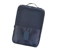 HEEPDD Sac à Chaussures de Voyage Imperméable en Tissu Oxford à Double Fermeture éclair Pouvant Contenir 3 Paires, Compact 8,7 X 11,4 X 5,1 Pouces pour Les Voyages, Le Sport, la Salle de Sport,