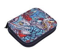 HEEPDD Sac à Crochet, étuis à Aiguilles, Organisateur de Fils avec Grande capacité et Plusieurs Poches pour les Projets de Voyage et de Tricot, Sac à Crochet, Tissu Oxford 600D Portable Nan Couture