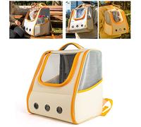 HEEPDD Sac à Dos de Transport pour Chat, Sac à Dos pour Animal de Compagnie, Design Grand Espace, avec Fenêtre Transparente, Facile à Nettoyer, Tissu de qualité Supérieure pour Chat Voyageur (Cation)