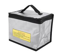 HEEPDD Sac à Main Portable Antidéflagrant, Sac de sécurité pour le Stockage de Charge de Batterie avec Matériau Ignifuge, Léger, Sûr, Non Toxique, Réutilisable