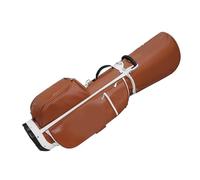 HEEPDD Sac de Golf Léger avec Support de Club en Cuir Microfibre pour Femme avec Base de Support Triangulaire et Rangement Multi-Poches 50 X 13 X 14,6 Pouces pour Utilisation sur Chariot (Brown)