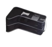 HEEPDD Sac de Rangement pour Bottes, étui Pliable Portable Anti-poussière, Organisateur en Tissu Non tissé pour Le Rangement sous Le Lit des Bottes et Chaussures de Voyage (Noir L)