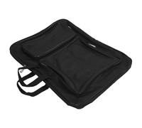 HEEPDD Sac Fourre-Tout Art Portfolio, Nylon Imperméable, Sangles Réglables, Grande capacité pour Fournitures Artistiques pour Enfants, Idéal pour Le Dessin et Les Croquis (Black)