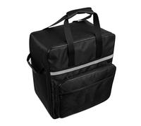HEEPDD Sac pour Machine à Crème Glacée, Mallette de Rangement en Tissu Oxford avec Poches Supplémentaires, Sac de Transport Anti-poussière pour Accessoires de Machine 48x17x43cm (Black)