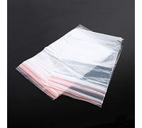 HEEPDD Sacs Transparents à Fermeture éclair, 100 Pièces, Sacs de Stockage des Aliments pour Collations, Desserts, Bijoux, Emballage Transparent (13 * 19CM)