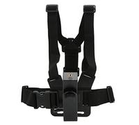 HEEPDD Sangle de Faisceau de Montage à la Poitrine, Accessoires Vidéo Professionnels Sangle de Harnais de Poitrine avec Support de Téléphone, pour 2,2-3,9 Pouces de Largeur et Appareil Photo