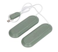 HEEPDD Sèche-linge Sèche-chaussures USB avec Minuterie, bottes Désodorisant pour Adultes et étudiants, Séchage Rapide 122F, Portable, ABS et Céramique, 6,3 X 18 Cm, Appareils électroménagers (GREEN)