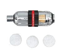 HEEPDD Séparateur d'eau pour Pistolet de Pulvérisation Séparateur d'huile 'eau, Matériau en Cuivre, Remplacement de Filtre 'aérographe à 3 étapes pour Pistolet de Pulvérisation, Entretien (BLACK)