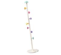 HEEPDD Sept Crochets, Rond de Support en Métal de Tête en Métal Rond avec Conception Anti-collision, économie d'espace pour Petit Appartement, Fort Roulement de Charge pour les Manteaux d'hiver,