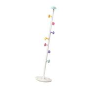 HEEPDD Sept Crochets, Rond de Support en Métal de Tête en Métal Rond avec Conception Anti-collision, économie d'espace pour Petit Appartement, Fort Roulement de Charge pour les Manteaux d'hiver,