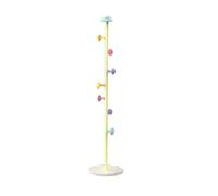 HEEPDD Sept Crochets, Rond de Support en Métal de Tête en Métal Rond avec Conception Anti-collision, économie d'espace pour Petit Appartement, Fort Roulement de Charge pour les Manteaux d'hiver,