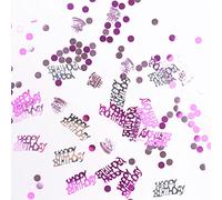 HEEPDD Sequins Chatoyants, Pink Pvc Confetti Scorts 30g Table Ronde Scatter Supplies for Bridal Dowers, Birthday Decor Holiday Events Party Anniversary Célébration