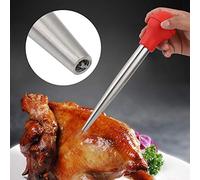 HEEPDD Seringue Injecteur de Marinade en Acier Inoxydable avec Poignée Ergonomique, Acier Inoxydable 304, Outil de Dinde pour Viande et Volaille, Comprend Brosse de Nettoyage, Rangement de Cuisine