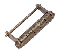 HEEPDD Serrure à Combinaison Classique à Code, Mini Cryptex en Alliage de Zinc de Style Antique pour Cadeaux Romantiques et Puzzles Serrure à Combinaison Classique à Code, Objets Collectés Nan