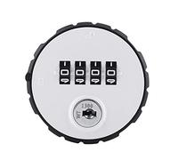 HEEPDD Serrure à Combinaison en Alliage de Zinc, Serrure de sécurité Numérique avec Clés, 100 Combinaisons de Chiffres, pour Boîtes à Outils, Armoires, Tiroirs, Boîtes aux (Épaisseur d'installation