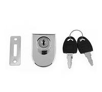 HEEPDD Serrure de Tiroir en Alliage de Zinc, Serrure de sécurité à Porte Unique avec Clés, pour Bureau, Maison, Centre Commercial