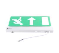 HEEPDD Signes de Sortie éclairés Signe d'éclairage de Sortie d'urgence à LED Acrylique avec Alarme Vocale Automatique pour les Supermarchés 'évacuation de sécurité, Bibliothèque pour les