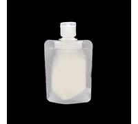HEEPDD Soupchable à Pression Vide Rechargeable, Contenants Pliables de Bec de Plastique Léger, Taille de Voyage pour le Baume à Lèvres, Shampooing, Lotion pour le Corps avec Technologie de (50ML)