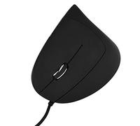 HEEPDD Souris Verticale Gaucher, Filaire USB, 1600 DPI, 6 Boutons, Suivi Optique, Conception Ergonomique avec Support de Paume, Résolution Réglable, Plug and Play