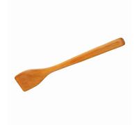 HEEPDD Spatule en Bois Bâton avec Poignée Lisse, Ustensiles de Cuisine pour la Cuisine et la Pâtisserie, Pelle en Bois de 9,7 X 1,6 Pouces pour les Chefs et les Cuisiniers à Domicile (Lumière)