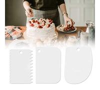 HEEPDD Spatules Sticks of Food Degree Cream Decoration Décoration Ensemble de Nettoyage Facile pour les Gâteaux pour 3 Pc pour les Boulangers