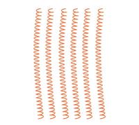 HEEPDD Spirale de Liaison aux Bobines des Laminateurs, Peigne de Liaison à la Feuille de 30 Trous 20 Pcs Nan (ORANGE)