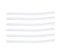 HEEPDD Spirale de Liaison aux Bobines des Laminateurs, Peigne de Liaison à la Feuille de 30 Trous 20 Pcs Nan (WHITE)