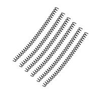 HEEPDD Spirale de Liaison aux Bobines des Laminateurs, Peigne de Liaison à la Feuille de 30 Trous 20 Pcs Nan (BLACK)