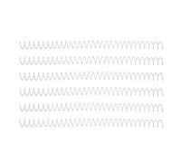 HEEPDD Spirale de Liaison aux Bobines des Laminateurs, Peigne de Liaison à la Feuille de 30 Trous 20 Pcs Nan (Transparent)