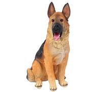 HEEPDD Statue de Jardin, 15 X 29cm Balcon Petit Chiot Vif Mignon de Forme Animale Décoration Artisanat Jardin Paysage Simulation de Chien Greffe