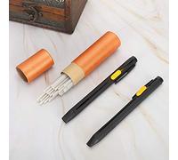HEEPDD Stylo à Craie de Tailleur 2 Pièces avec 20 Recharges, Marqueur de Couture Effaçable, Parfait pour les Tailleurs et les Projets de Bricolage sur Tissu et Céramique Autres Fournitures de