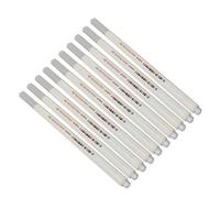 HEEPDD Stylo de Calligraphie de la Brosse Douce, Marqueurs de Peinture en Perles Métalliques avec Encre à Base D'eau pour Papier Noir, 10pcs Ensemble 6,3 Pouces de Pp, (Tête souple 6551BR (gris