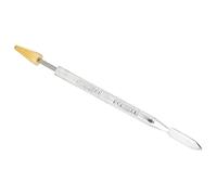 HEEPDD Stylo de Teinture de Bord, Outil d'artisanat du Cuir en Acier Inoxydable pour une Teinture et un Scellement Précis des Bords, Applicateur d'huile à Double Usage pour les Projets de (acier