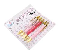 HEEPDD Stylos à Bille d'infirmière, Infirmières, Médecins et Personnel Médical, Ensemble de 5 Pièces avec Pointe de 3,5 Mm, Portables et Mignons pour les Professionnels de la santé Stylos à Bille