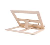 HEEPDD Support de Livre de Cuisine en Bois Réglable, Support de Livre Multifonctionnel en Bois Massif avec un Design élégant pour la Cuisine et le Bureau